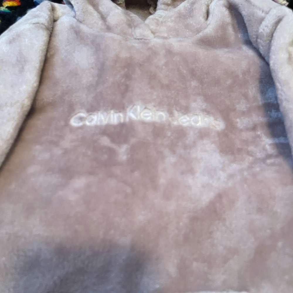 Calvin Klein Jeans Cozy Taupe Hoodie